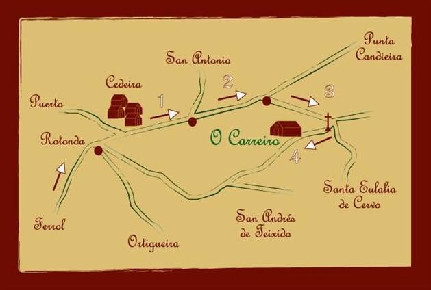 Casa Rural O Carreiro Cedeira Eksteriør billede
